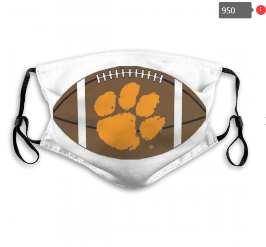 NCAA Clemson Tigers #3 Dust mask with filter